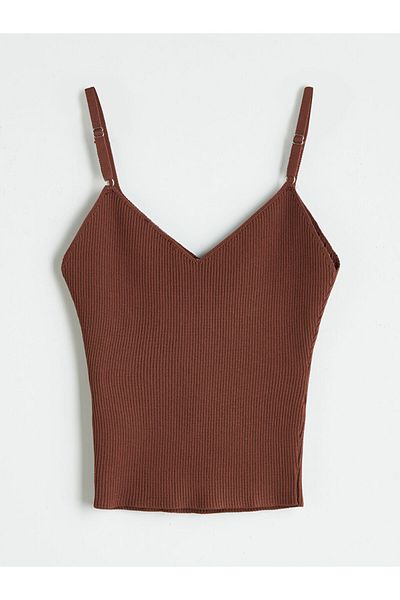LC Waikiki Lcw V-Neck Women's Knitwear Singlet