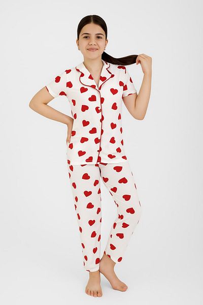 DUBAİ ÇOCUK Girl's Nightgown-Daily Set