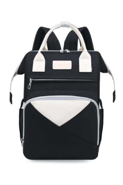 huitich Black Mum's Baby Travel Backpack
