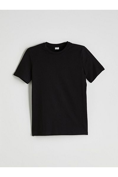 LC Waikiki Blue Crew Neck Boy T-Shirt