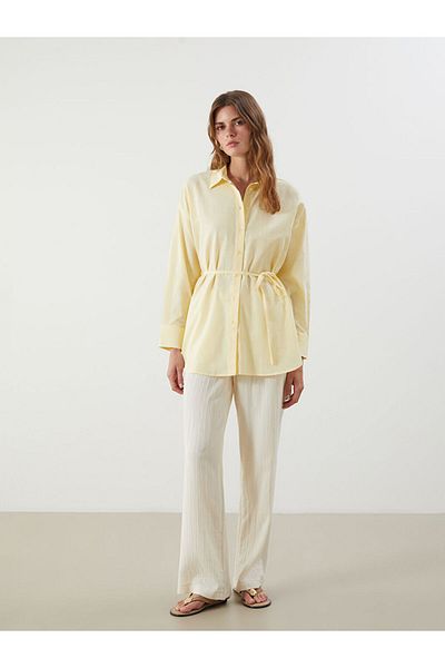 LC Waikiki Sari Buy Belted Oversize Women's Shirt