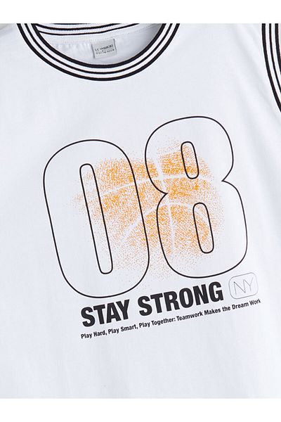 LC Waikiki Νέα σεζόν Crew Neck Boy's Singlet - S5GR48Z4