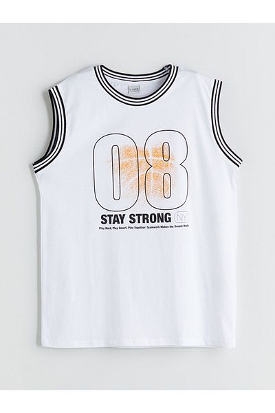 LC Waikiki Νέα σεζόν Crew Neck Boy's Singlet - S5GR48Z4