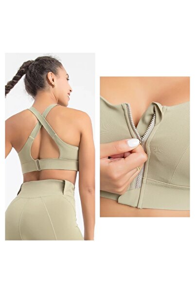 FITINT Sports Bra for Women Elastic Material Green – FITINT 310