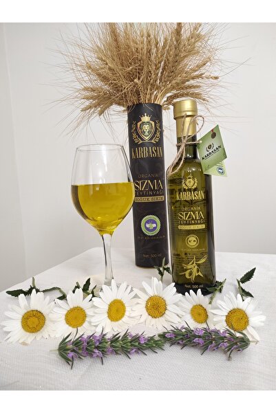 KARBASAN ORGANİK MENŞEİLİ SOGUK SIKIM SIZMA ZEYTİN YAĞI 500 ML
