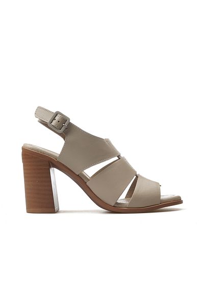 Venüs Women's Thick Heeled Daily Sandals 25Y 24381400Y Z Beige
