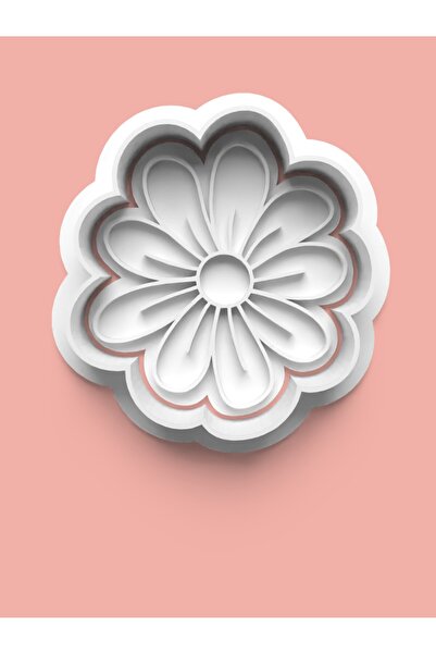 AKTASTORE قالب بسكويت على شكل زهرة وقالب عجينة السكر 0193-2