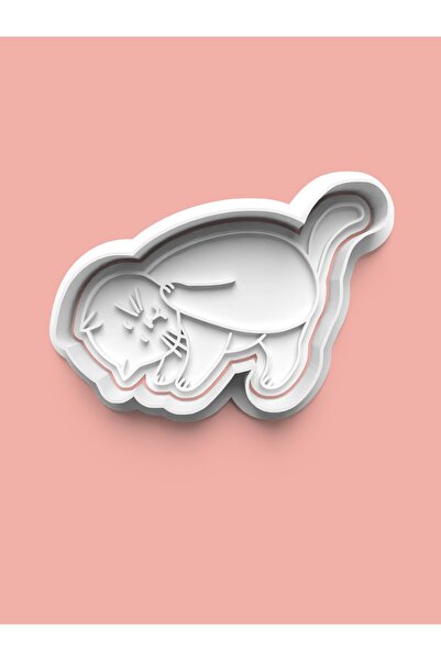 AKTASTORE قالب كوكيز القطط الراقصة وقالب عجينة السكر