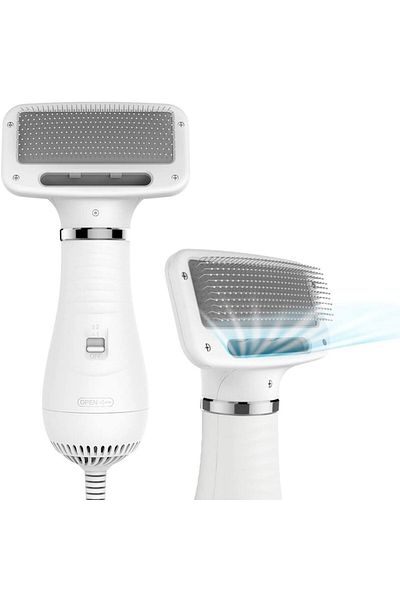 OEM 2 in 1 hair dryer brush for dogs and cats, pet hair dryer