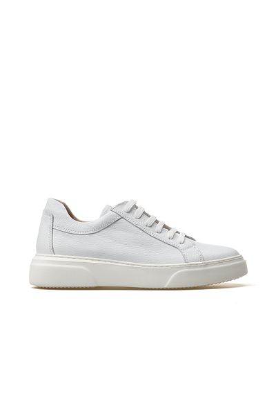 YAŞAR KAŞLI Men's Genuine Leather Casual Shoes 25Y Ykm-23651 m White