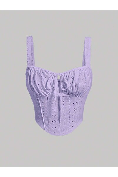 Marin Star Λιλά Μπλούζα με Κέντημα με Μοτίβο Μπλούζα με Κέντημα Λιλά, Μπλούζα...