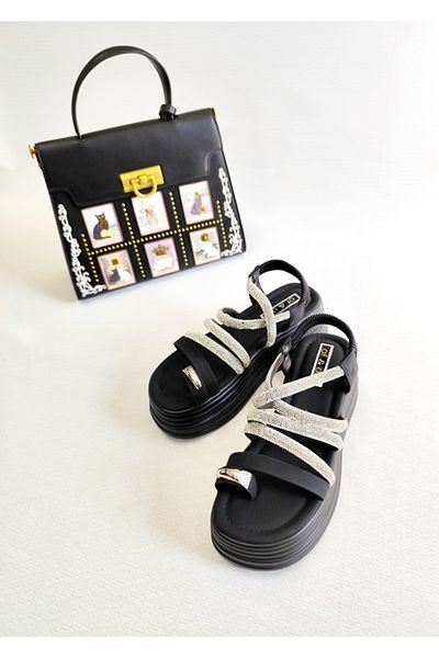 Of&Off Women's Imported Stone Sandals