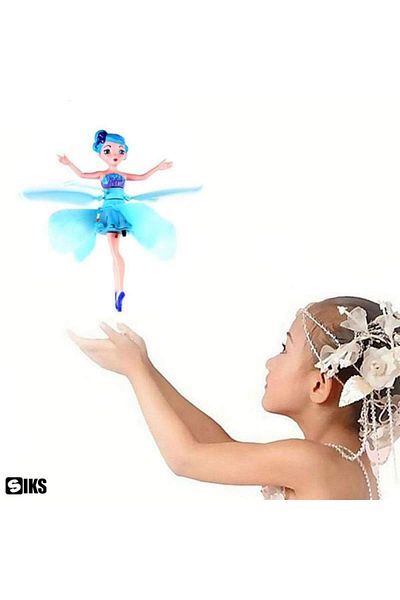 SIKS Flying Fairy Doll, Interactive Hand Control, Sensor for Movement Coordination, 19.5 x 16 cm