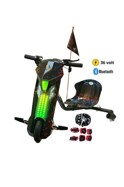 CA ALWKEEL Big Black Lightning Drift Scooter 36V 2025