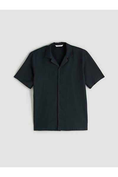 LC Waikiki Quality Parts from Celebi Store |   Regular Fit Short Sleeve Linen Look Men's Shirt