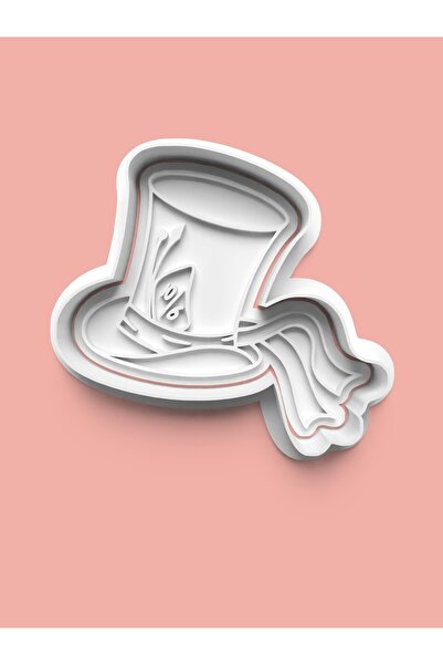 AKTASTORE قالب بسكويت على شكل قبعة أليس في بلاد العجائب وقالب عجينة السكر