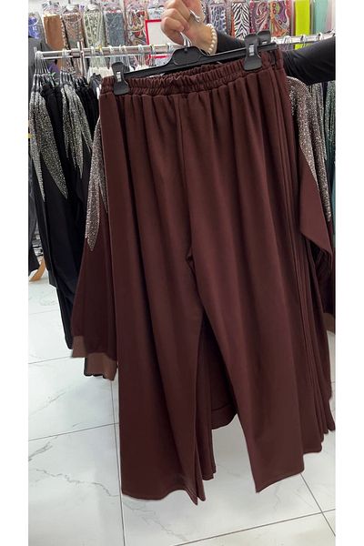 Zeynep Butik بدلة مزدوجة من القماش المشروط بأكتاف مرصعة بالحجارة 1739