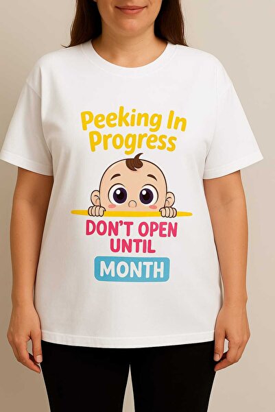 MAGORS Grafftee 100% Organic Cotton Oversize Round Neck Printed Maternity T-Shirt