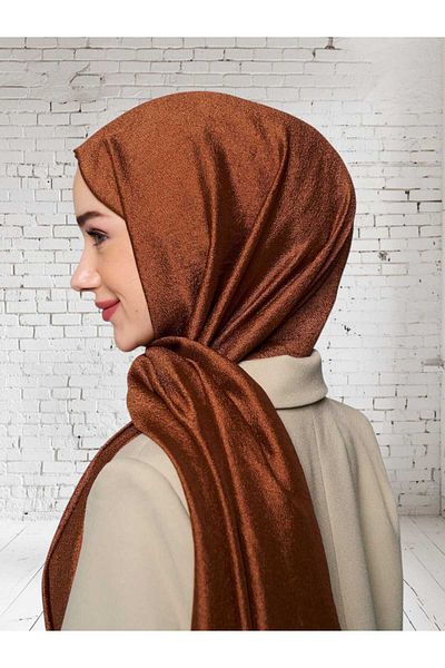 Freeista Brown Evening Dress Shawl Shiny 2506663407