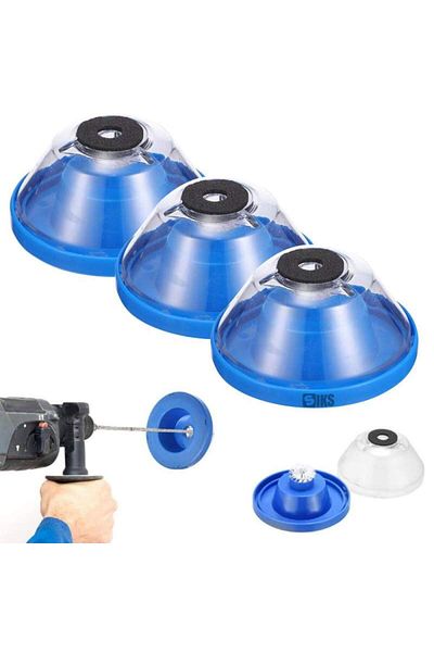 SIKS Dust Collector Adapter Set For Drill, For Drilling Machines, Adjustable, 4-10mm, ABS