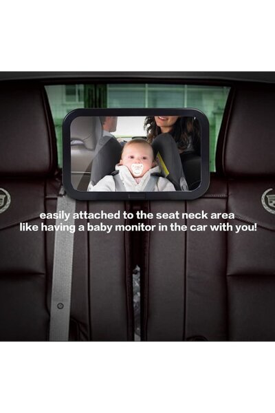 OEM Baby car mirror, Acrylic, Black