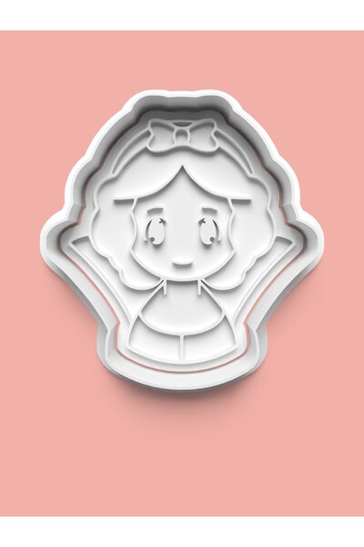 AKTASTORE قالب كوكيز الأميرة الخيالية وقالب عجينة السكر