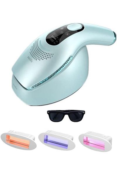 Generic GP590 Laser Hair Removal Device with Unlimited Flashes - 3 Deess Lamps