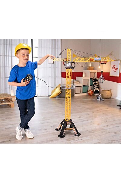 OMZ Kız Çocuk Oyuncak Dickie Hareketli Mega Vinç Kule 120cm Erkek Çocuk Oyuncak Eğitici Oyuncaklar