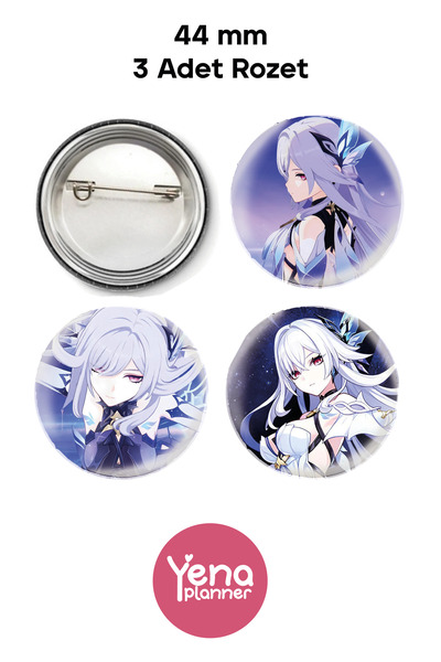 Yenaplanner مجموعة زينة حقيبة جينشين سكيرك