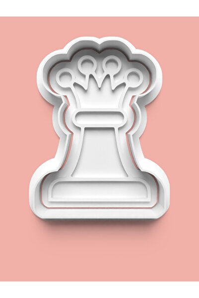 AKTASTORE قالب بسكويت على شكل قطعة شطرنج فيزير وقالب عجينة السكر 0205-5