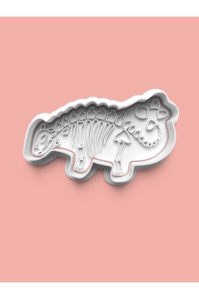 AKTASTORE قالب بسكويت الأحفوري الديناصور وقالب عجينة السكر