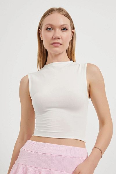 dubera creative Women's Collar Detailed Sleeveless Bodysuit