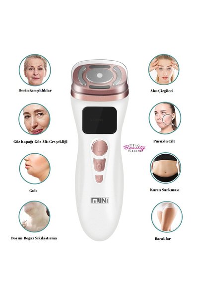 Mini Hifu Hifu 2 Yüz Gözaltı Alın Boyun Boğaz Gıdı Cilt Germe Sıkılaştırma Gençleştirme Güzellik Cihazı