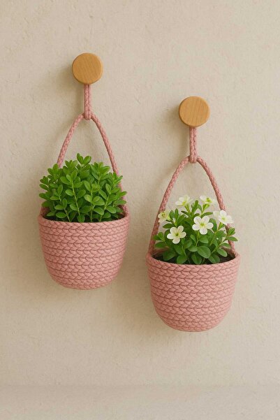 ÖRGÜM Καλάθι με 2 μίνι γλάστρες (ΔΕΝ ΠΕΡΙΛΑΜΒΑΝΟΝΤΑΙ ΤΑ ΦΥΤΑ.)