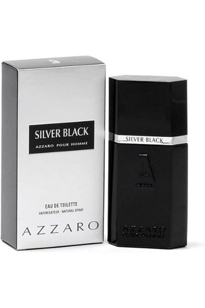 Azzaro Silver Black For Men 100ml - Eau De Toilette