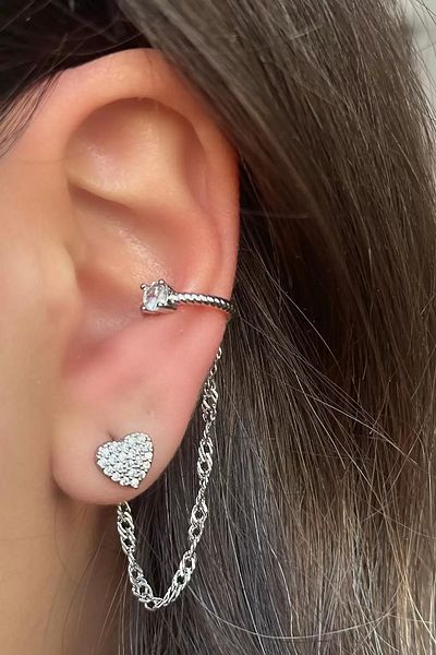 Mutenaura Luxury Imported Ear Cuff with Stone Detail