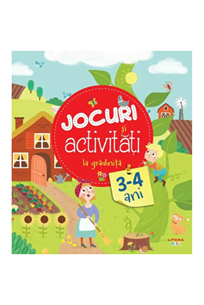 Editura Litera Jocuri si activitati la gradinita 3-4 ani
