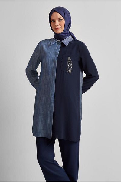 Alvina Shirt Collar Tunic 45558