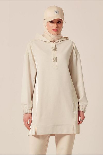 Alvina Hooded Tracksuit Tunic 45542