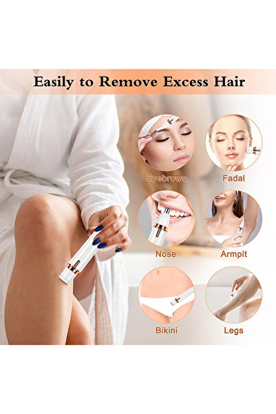 sharpdo Women's Shaver 4 in 1 Set, Bikini Leg Hair Trimmer