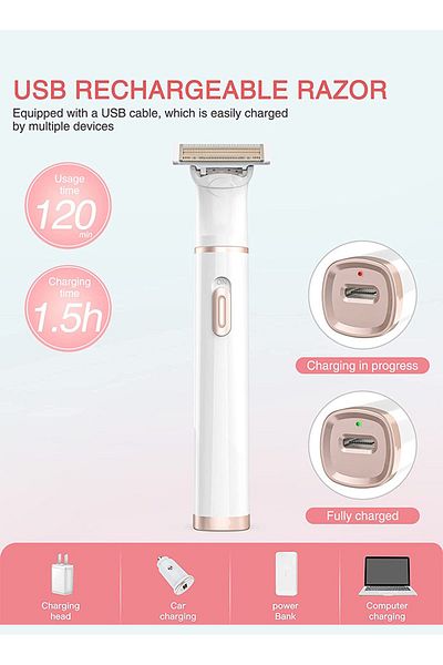 sharpdo Women's Shaver 5 in 1 Set, Bikini Leg Hair Trimmer
