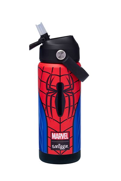 SMIGGLE Spiderman Spider Man Insulated Stainless Steel Water Bottle Flask Thermos 550ml