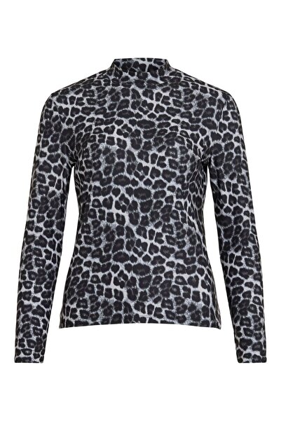 VILA Oberteil mit langen Ärmeln High Neck