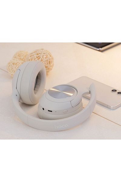 REDz Accessories Hoco Audio Headphones, Bluetooth Anc, W54, Over the Ear, Grey