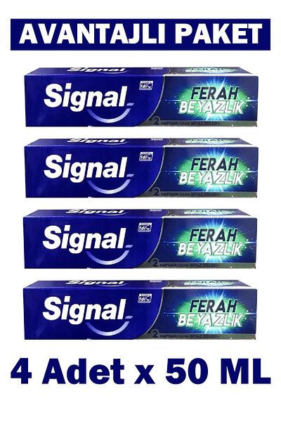 Signal Siganal Fresh Whiteness Toothpaste 4X50 ml