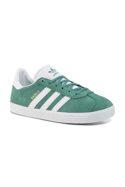 adidas GAZELLE J Kids Sports Shoes, Green, 37 1/3