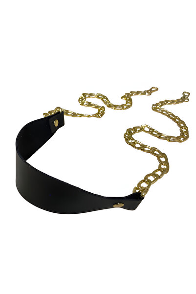 EleganTShoP Δερμάτινη λαβή τσάντας με αλυσίδα 107 εκ. UN107