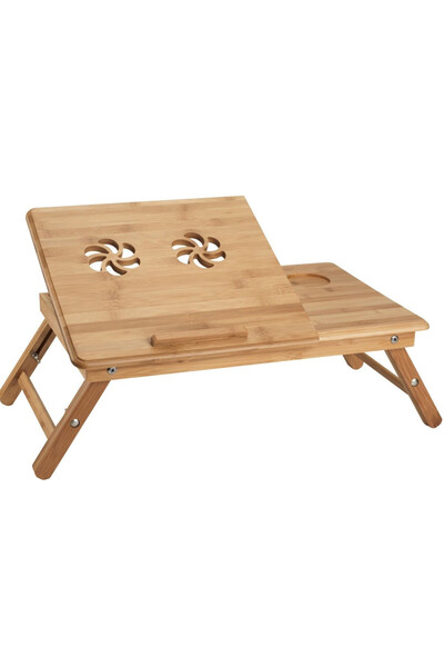 SDX Market Masă suport pentru laptop, masă multifuncțională din lemn, pliabil...