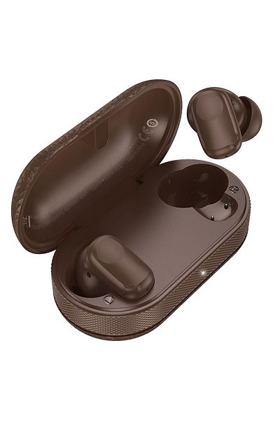 REDz Accessories Căști wireless, Hoco EQ19, Bluetooth, TWS, Intraauriculare, Maro