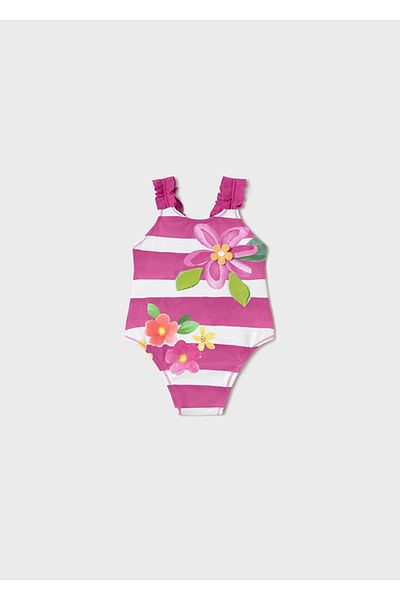 MAYORAL 1741 Girl's Fuchia Swimsuit